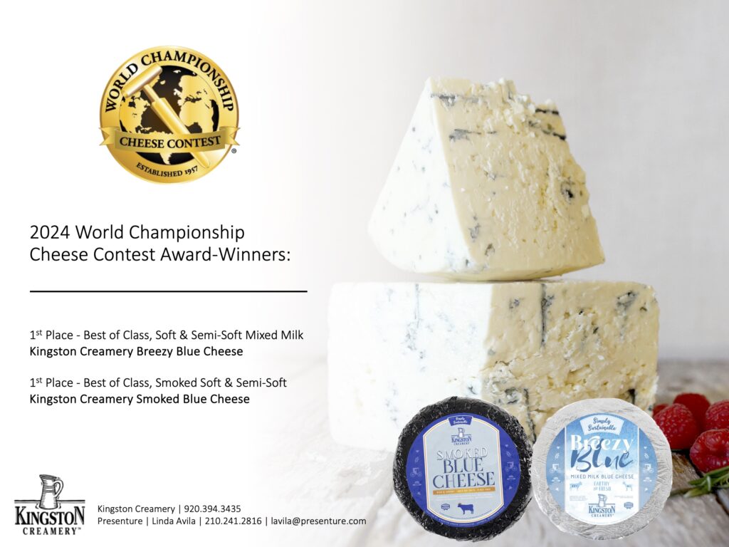 Kingston Creamery’s Breezy Blue Blew Judges Away At The 2024 World